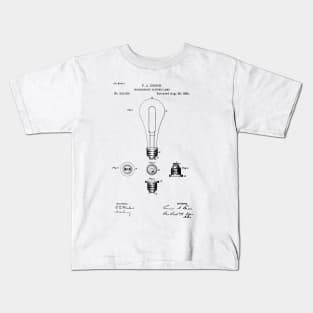 EDISON PATENT / Edison Patent Drawing 304086 Kids T-Shirt